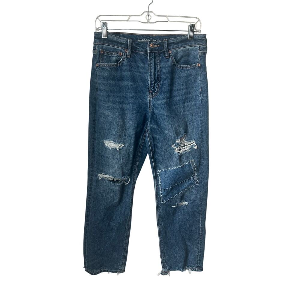 American Eagle Super High Rise Ankle Straight Jeans - 6S